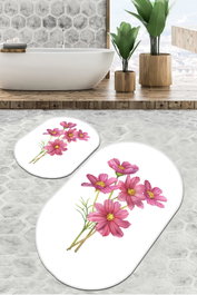 Mijölnir Sitivo Djt - Juego de alfombrillas de baño Blanco